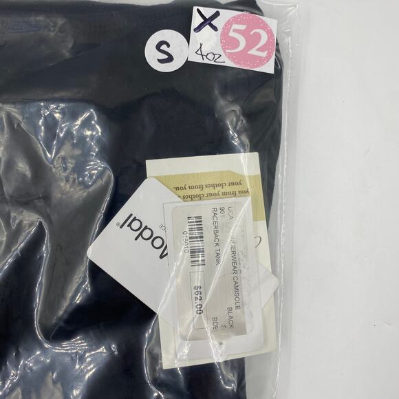 Body Bark BLACK Racerback Tank Style #901 Lounge Layering Sleep Small S NEW - Picture 5 of 5